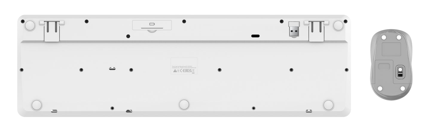 Trust Trust Ody II tastatur Mus inkluderet Hjemme/kontor RF trådløst QWERTY US engelsk Hvid