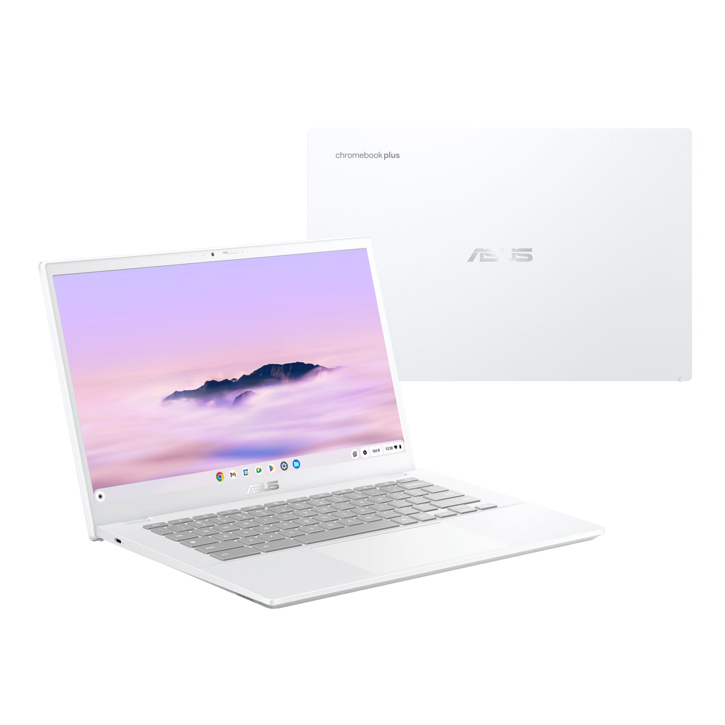 ASUS ASUS Chromebook Plus CX34 CX3402CVA-MW0348 Intel® Core™ i3 i3-1315U 35,6 cm (14") Fuld HD 8 GB LPDDR5-SDRAM 256 GB UFS Wi-Fi 6E (802.11ax) ChromeOS Tysk Hvid