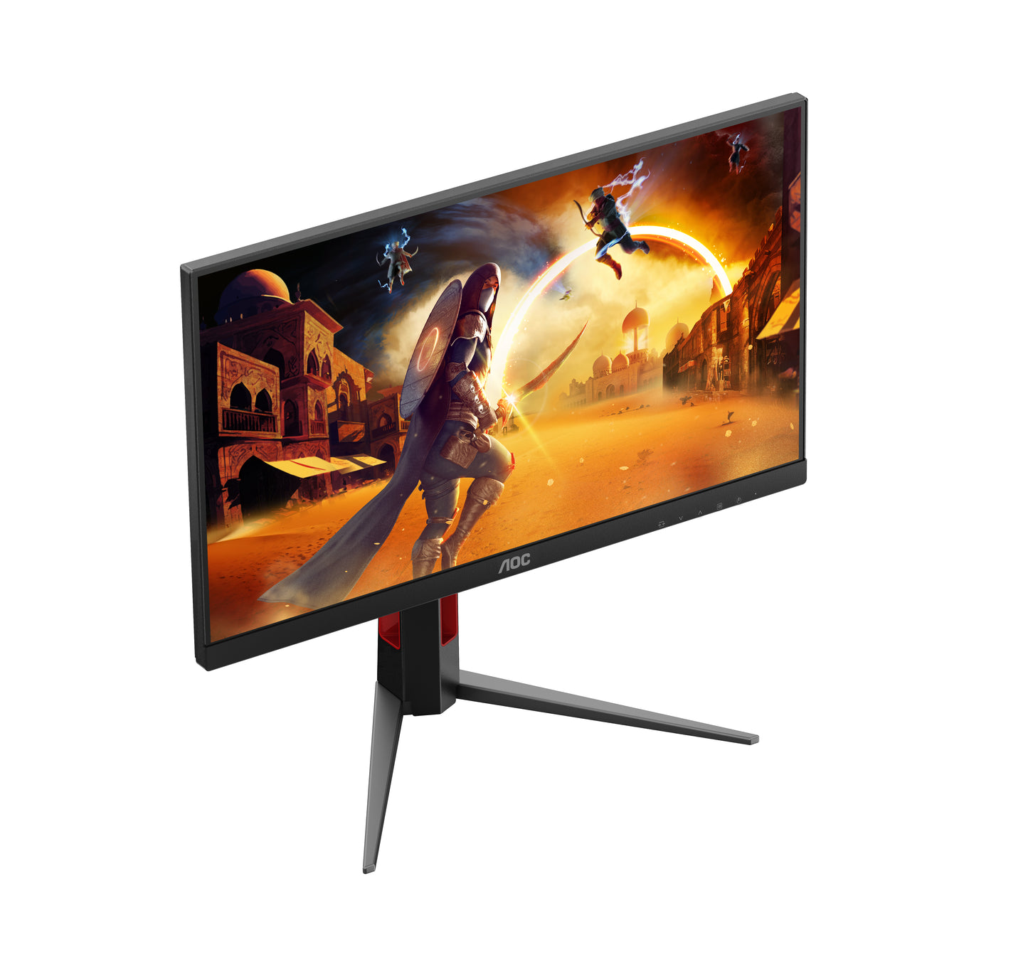 AOC AOC G4 24G4HA computerskærm 60,5 cm (23.8") 1920 x 1080 pixel Fuld HD LED Sort, Rød