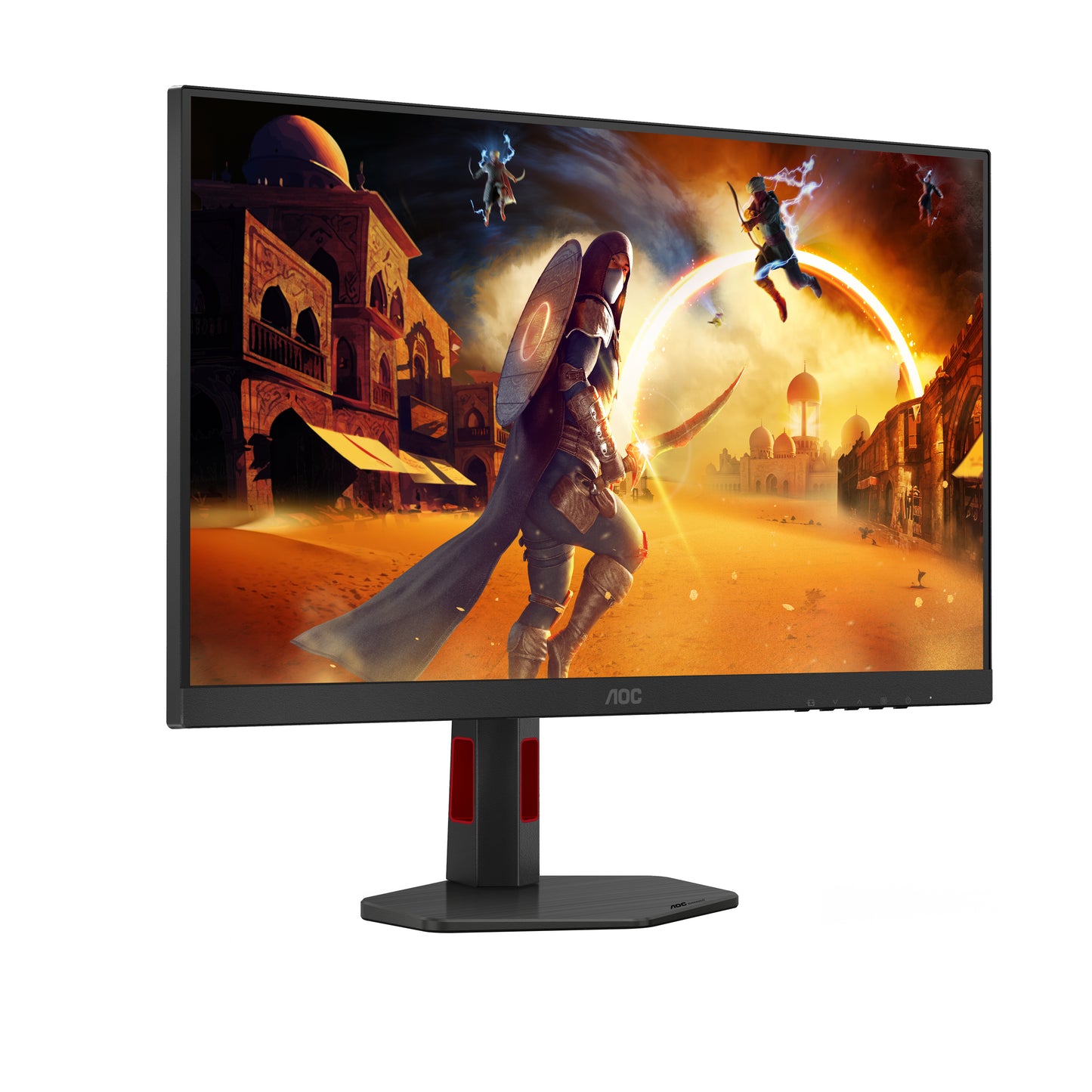 AOC AOC G4 U27G4R computerskærm 68,6 cm (27") 3840 x 2160 pixel Quad HD LED Sort, Rød