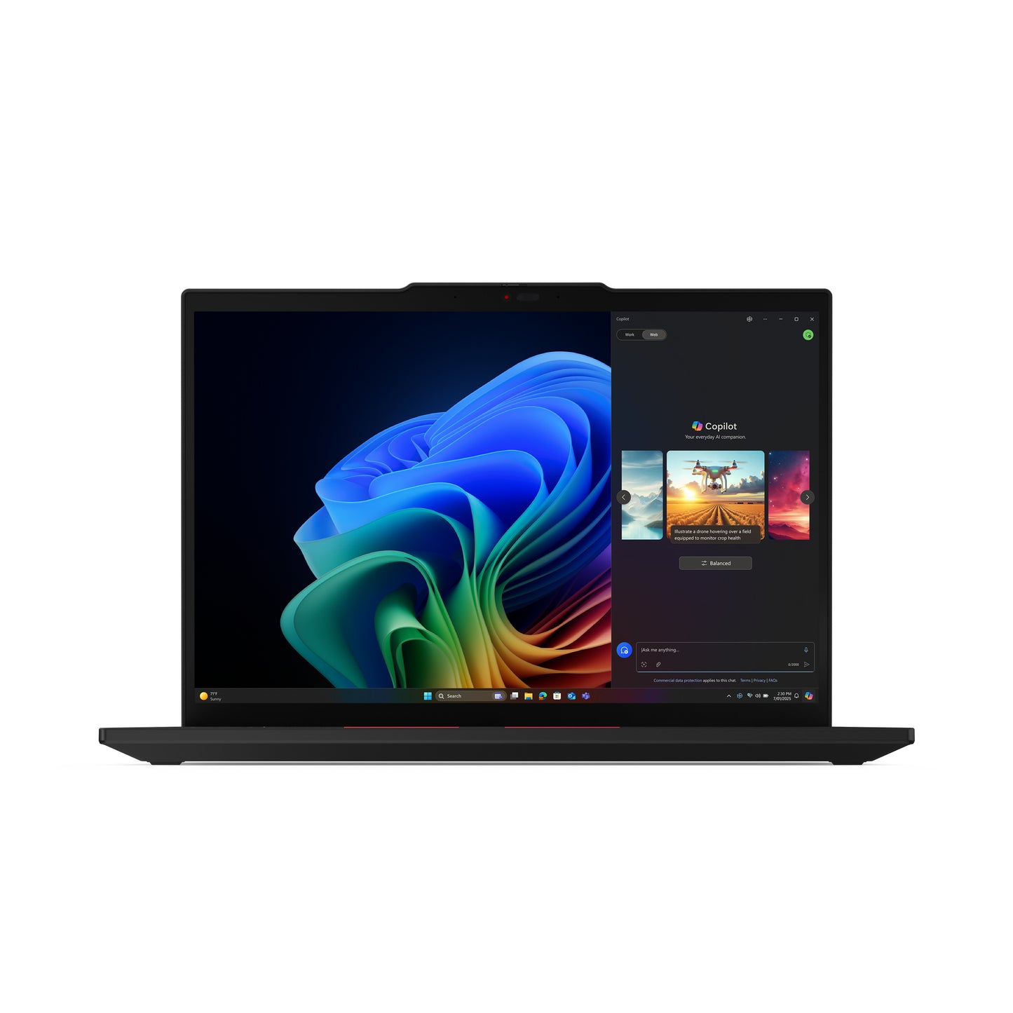 Lenovo Lenovo ThinkPad T14 Gen 6 (AMD) Copilot+ PC AMD Ryzen AI 5 340 Laptop 35,6 cm (14") WUXGA 32 GB DDR5-SDRAM 1 TB SSD Wi-Fi 7 (802.11be) Windows 11 Pro Tysk Sort