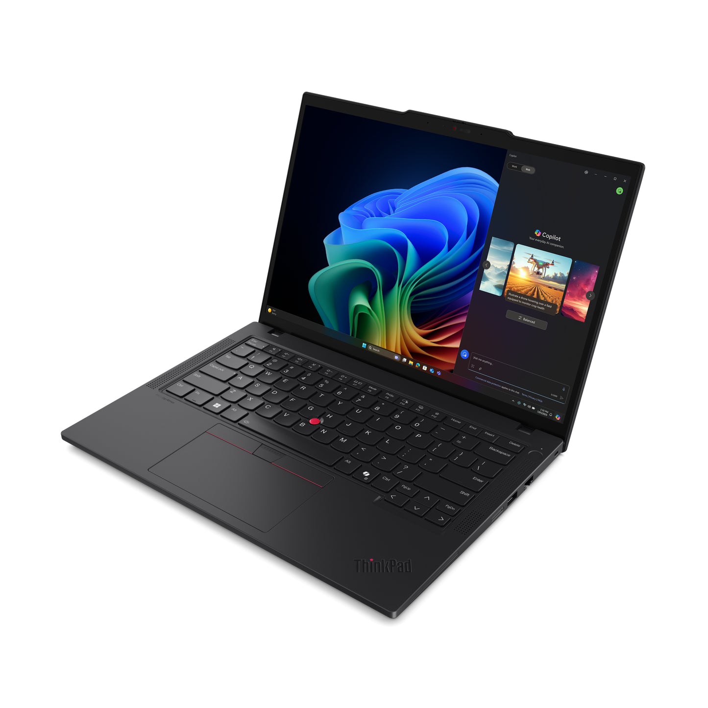 Lenovo Lenovo ThinkPad T14 Gen 6 (AMD) Copilot+ PC AMD Ryzen AI 5 340 Laptop 35,6 cm (14") WUXGA 32 GB DDR5-SDRAM 1 TB SSD Wi-Fi 7 (802.11be) Windows 11 Pro Tysk Sort