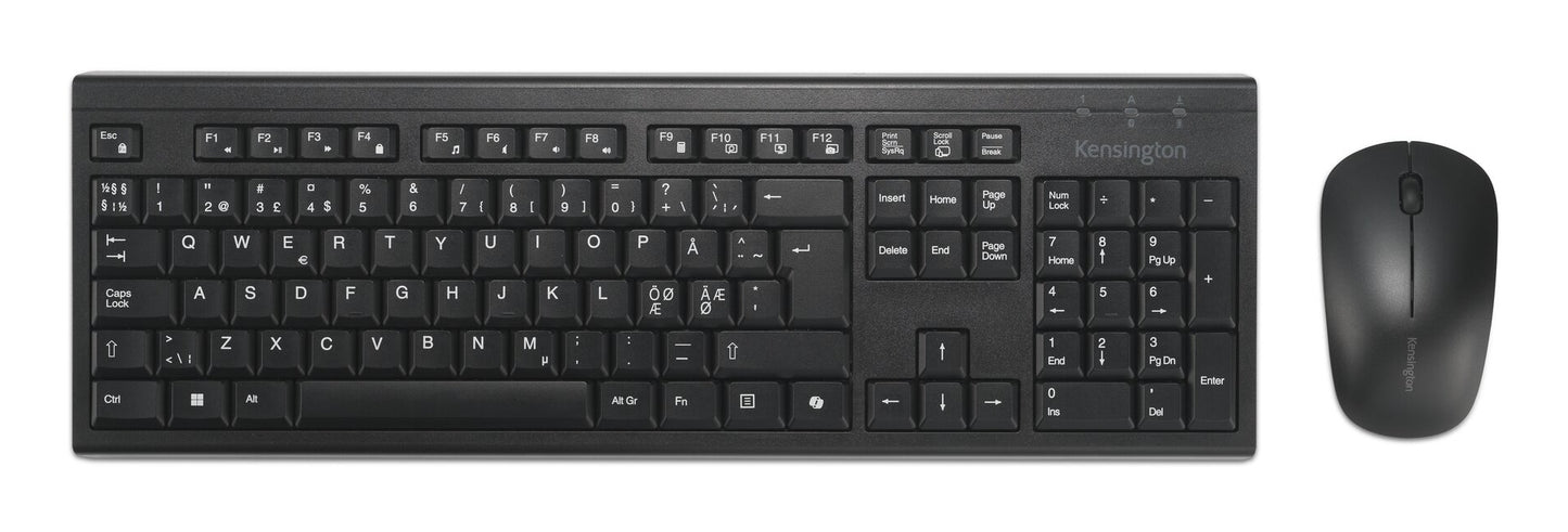 Kensington Kensington KM270 EQ genopladeligt tastatur- og mus-sæt – trådløst
