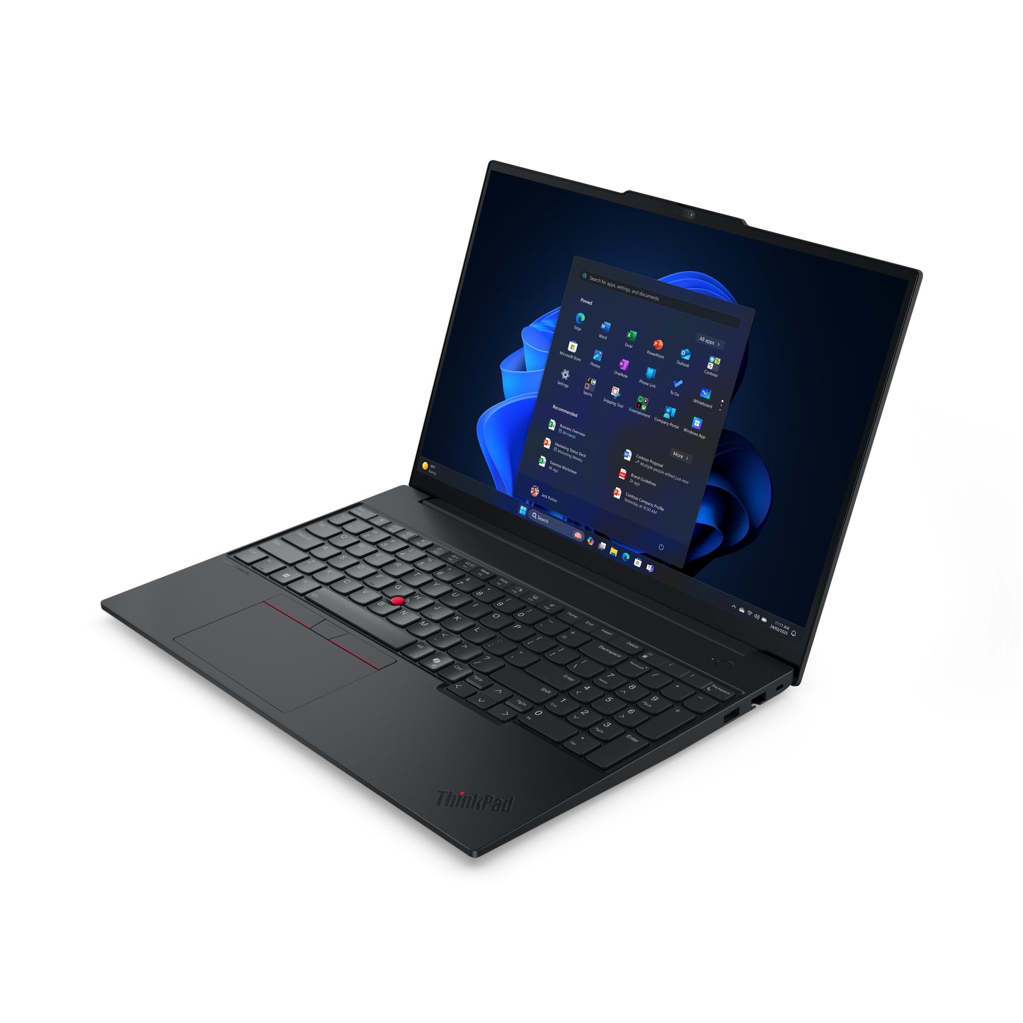 Lenovo Lenovo ThinkPad E16 Gen 3 (AMD) AMD Ryzen™ 7 250 Laptop 40,6 cm (16") WUXGA 16 GB DDR5-SDRAM 512 GB SSD Wi-Fi 6E (802.11ax) Windows 11 Pro Engelsk Sort