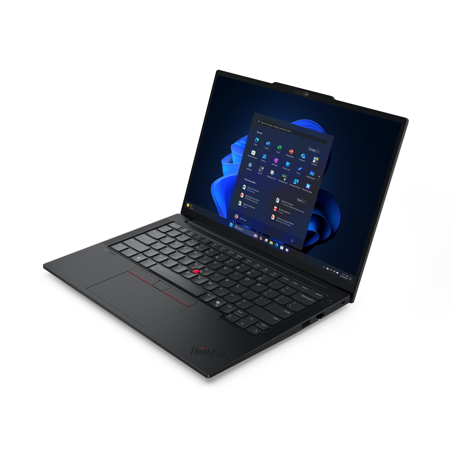 Lenovo Lenovo ThinkPad E14 Gen 7 (Intel) Intel Core Ultra 7 255H Laptop 35,6 cm (14") WUXGA 16 GB DDR5-SDRAM 512 GB SSD Wi-Fi 6E (802.11ax) Windows 11 Pro Belgisk Sort