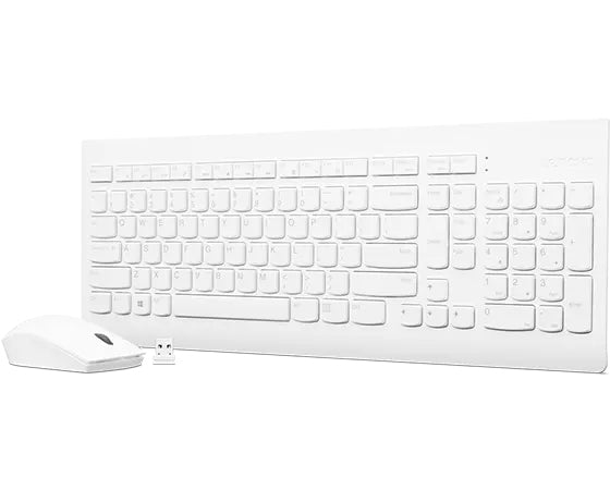 Lenovo Lenovo GX30W75336 tastatur Mus inkluderet Universel USB + Bluetooth QWERTY Hvid