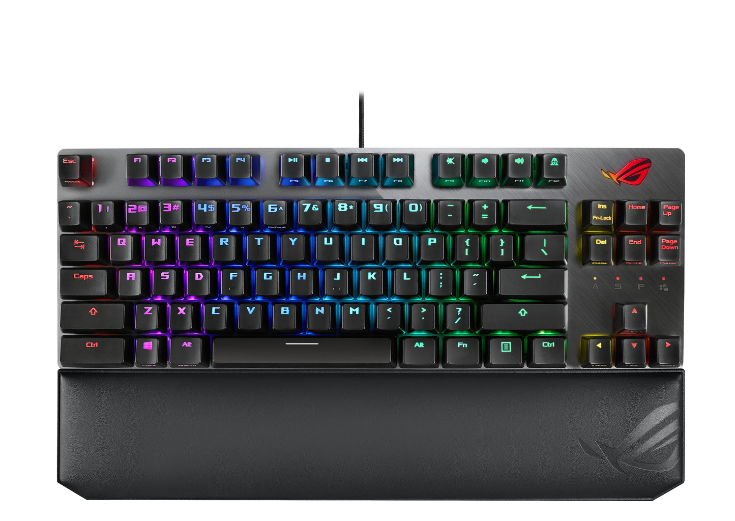ASUS ASUS ROG Strix Scope NX TKL Deluxe tastatur Spil USB Tysk Sort, Grå