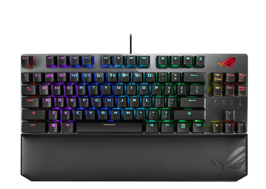 ASUS ASUS ROG Strix Scope NX TKL Deluxe tastatur Spil USB Tysk Sort, Grå