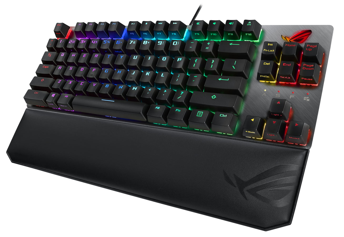 ASUS ASUS ROG Strix Scope NX TKL Deluxe tastatur Spil USB Tysk Sort, Grå