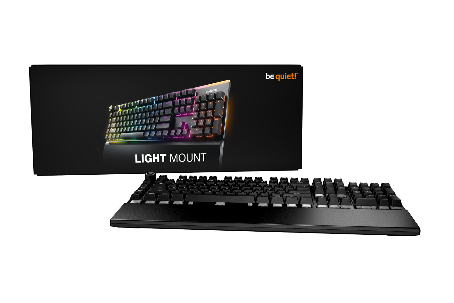 be quiet! be quiet! Light Mount Silent Tactile DE ISO tastatur Spil USB QWERTZ Tysk Sort