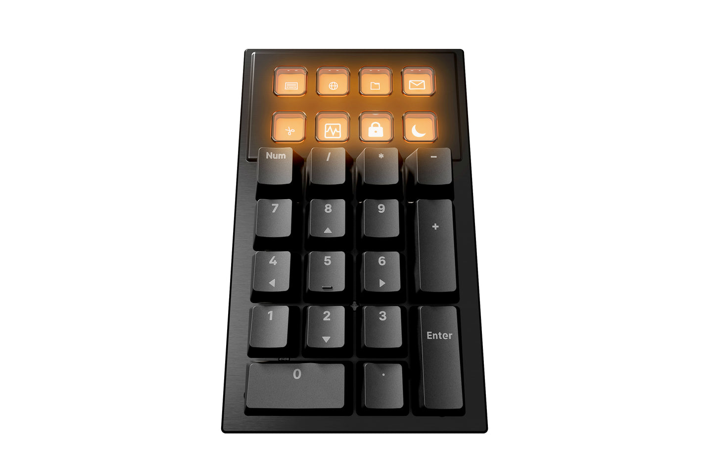be quiet! be quiet! Dark Mount Silent Linear DE ISO tastatur Spil USB QWERTZ Tysk Sort