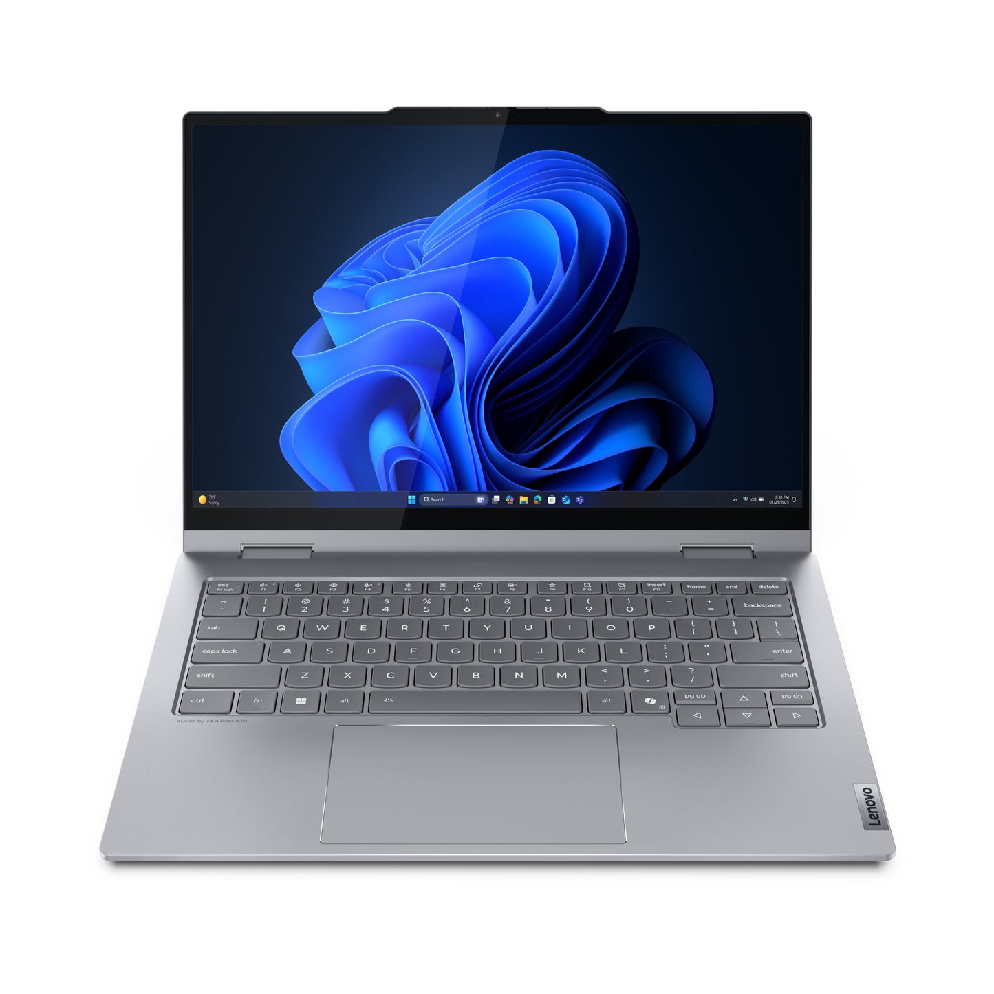 Lenovo Lenovo ThinkBook 14 2-in-1 G5 IAU Intel Core Ultra 5 225U Hybrid (2-i-1) 35,6 cm (14") Berøringsskærm WUXGA 16 GB DDR5-SDRAM 512 GB SSD Wi-Fi 6E (802.11ax) Windows 11 Pro US International Grå