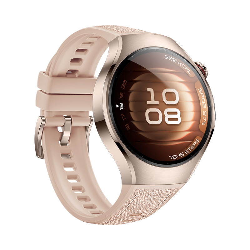 Huawei Huawei WATCH 5 3,51 cm (1.38") AMOLED 42 mm Digital 466 x 466 pixel Berøringsskærm Beige GPS (satellit)
