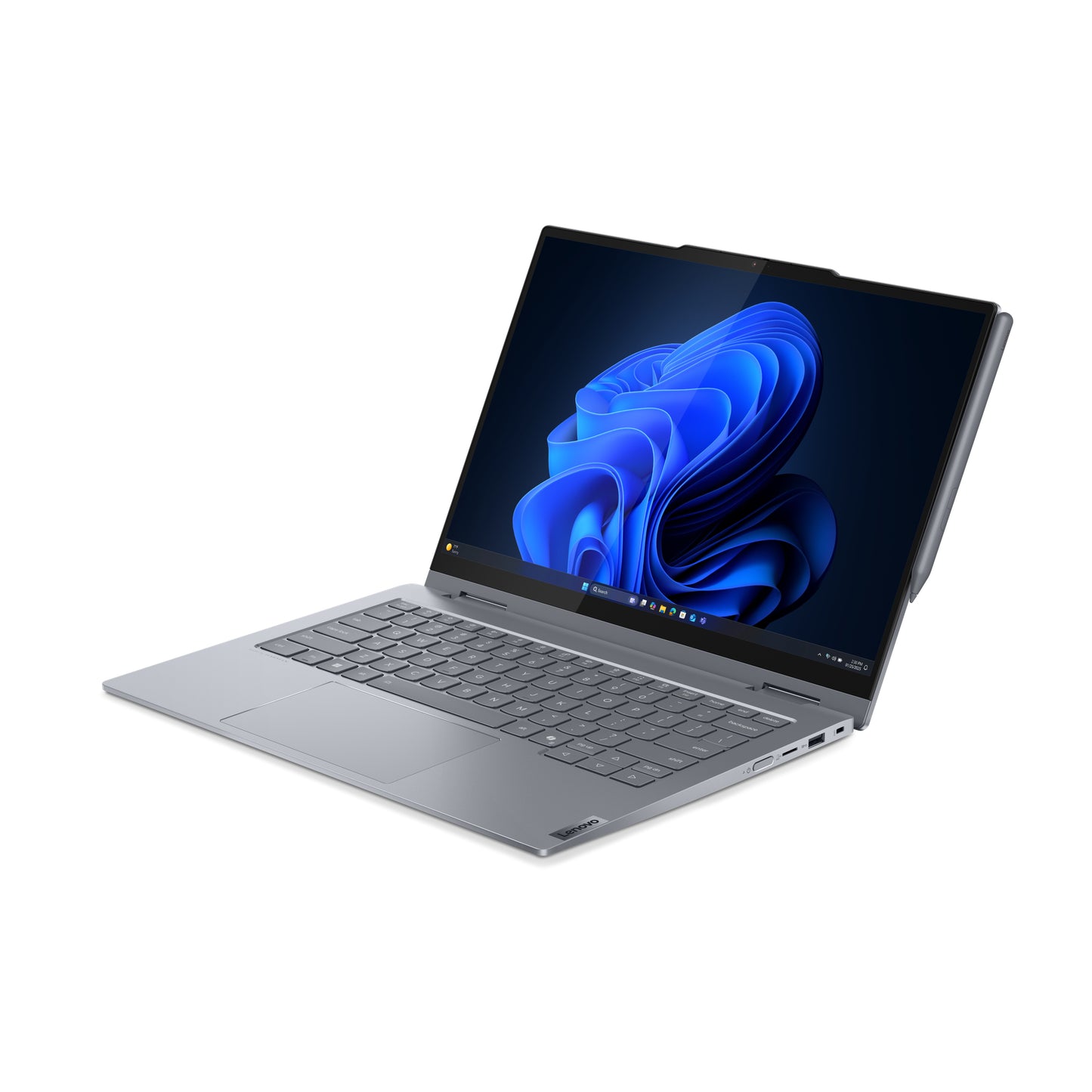 Lenovo Lenovo ThinkBook 14 2-in-1 G5 IAU Intel Core Ultra 5 225U Hybrid (2-i-1) 35,6 cm (14") Berøringsskærm WUXGA 16 GB DDR5-SDRAM 512 GB SSD Wi-Fi 6E (802.11ax) Windows 11 Pro US International Grå