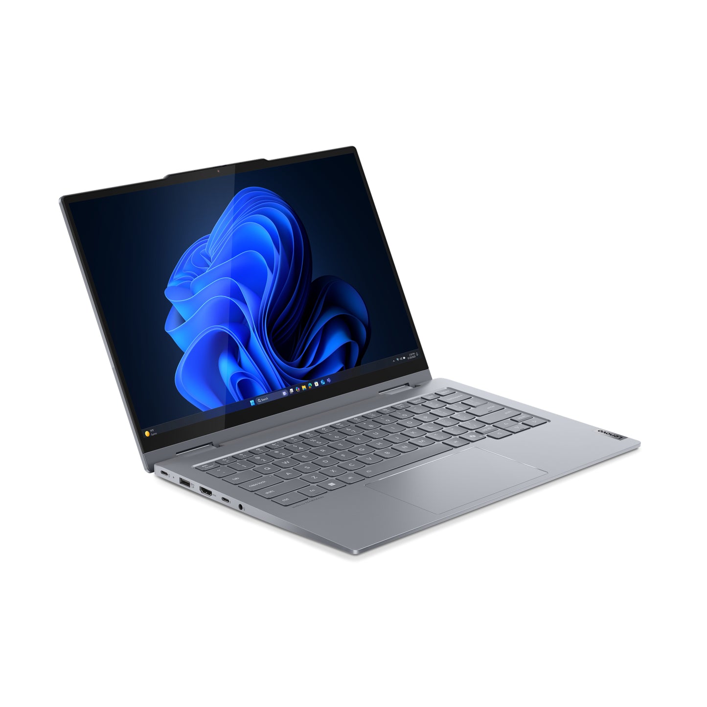 Lenovo Lenovo ThinkBook 14 2-in-1 G5 IAU Intel Core Ultra 5 225U Hybrid (2-i-1) 35,6 cm (14") Berøringsskærm WUXGA 16 GB DDR5-SDRAM 512 GB SSD Wi-Fi 6E (802.11ax) Windows 11 Pro US International Grå