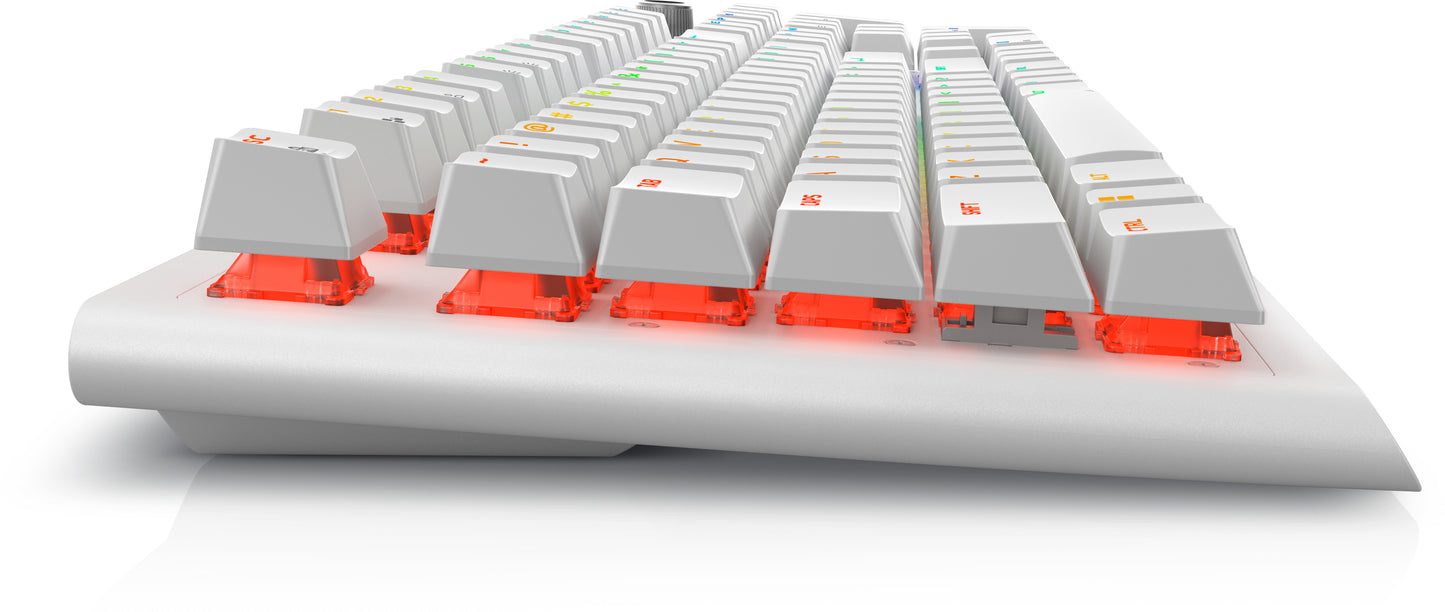 Alienware Alienware AW920K tastatur Spil USB + RF Wireless + Bluetooth Hvid