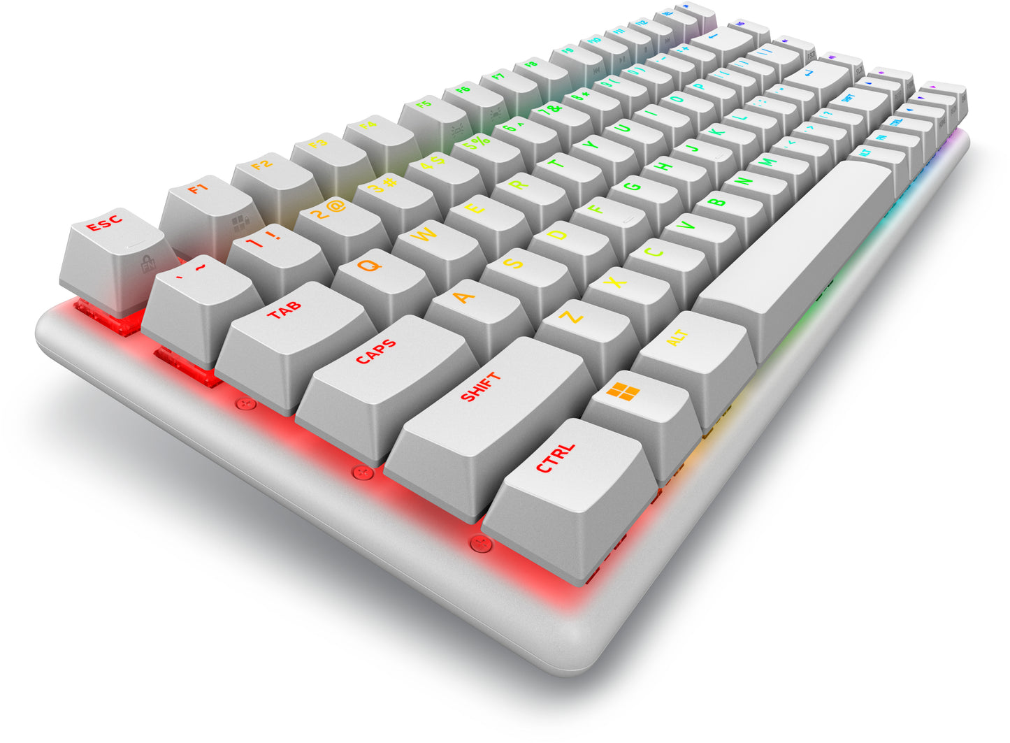 Alienware Alienware Pro Wireless Gaming Keyboard tastatur Spil USB + RF Wireless + Bluetooth Hvid