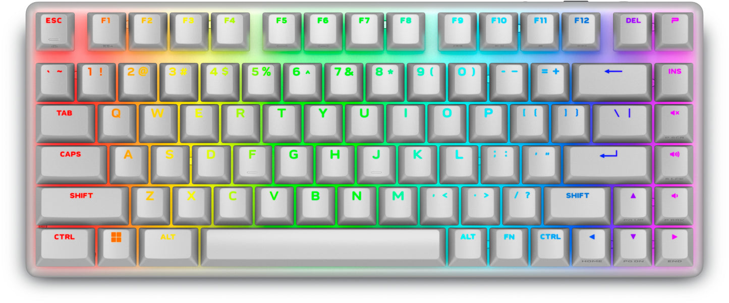 Alienware Alienware Pro Wireless Gaming Keyboard tastatur Spil USB + RF Wireless + Bluetooth Hvid