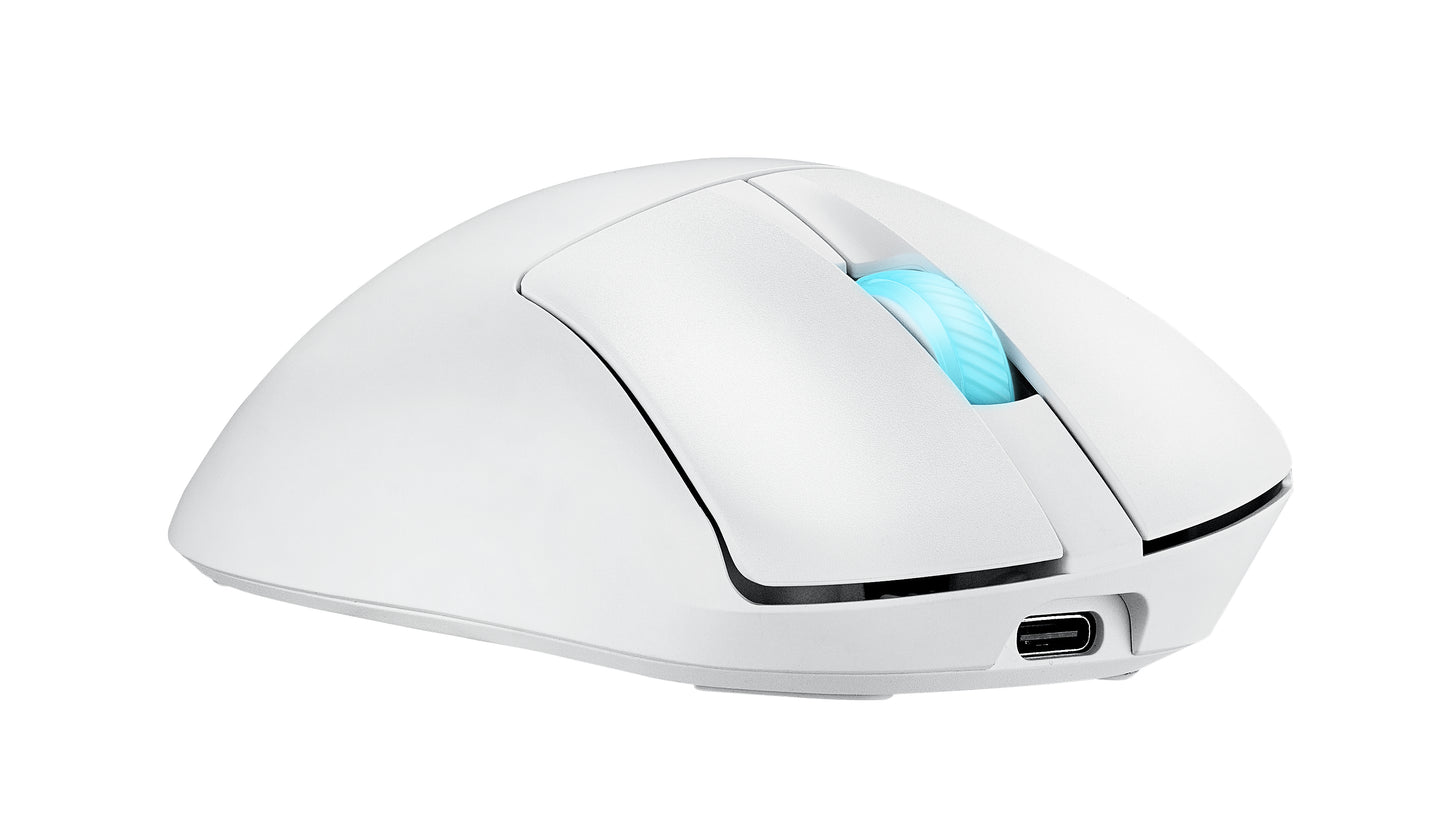 ASUS ASUS ROG Keris II Origin WHT mus Spil Højre hånd RF Wireless + Bluetooth + USB Type-A Optisk 42000 dpi