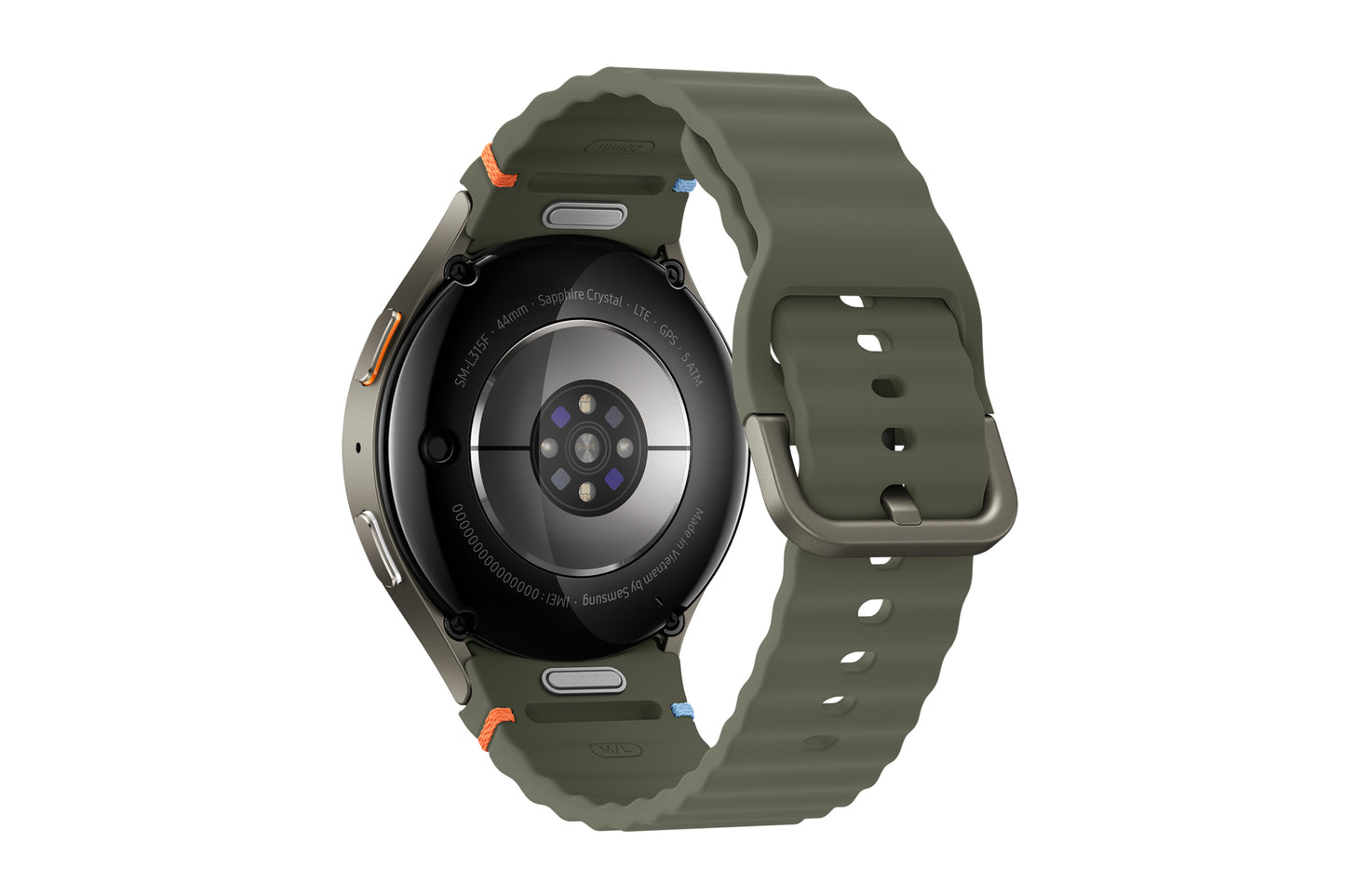 Samsung Samsung Galaxy Watch7 3,81 cm (1.5") AMOLED 44 mm Digital 480 x 480 pixel Berøringsskærm 4G Grøn Wi-Fi GPS (satellit)