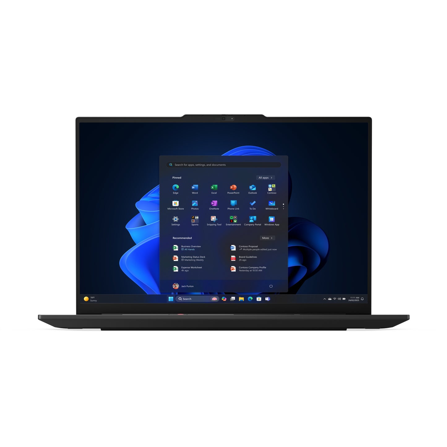 Lenovo Lenovo ThinkPad E16 Gen 3 (Intel) Intel Core Ultra 7 255H Laptop 40,6 cm (16") WQXGA 16 GB DDR5-SDRAM 512 GB SSD Wi-Fi 6E (802.11ax) Windows 11 Pro Belgisk Sort