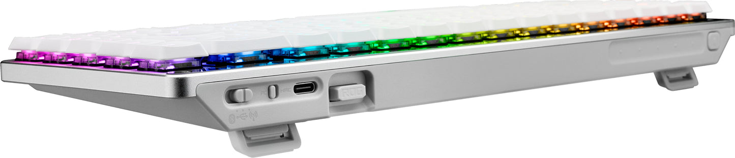 ASUS ASUS ROG Falchion RX Low Profile tastatur Spil USB + RF Wireless + Bluetooth Hvid