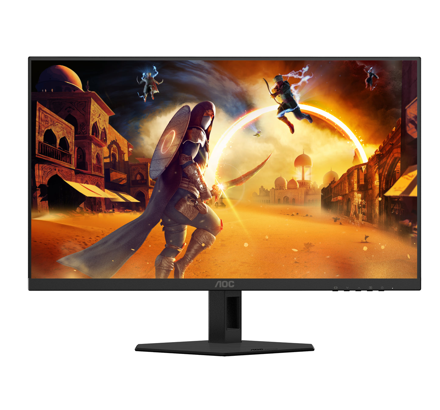 AOC AOC G4 Q24G4RE computerskærm 60,5 cm (23.8") 2560 x 1440 pixel Quad HD LED Sort, Rød