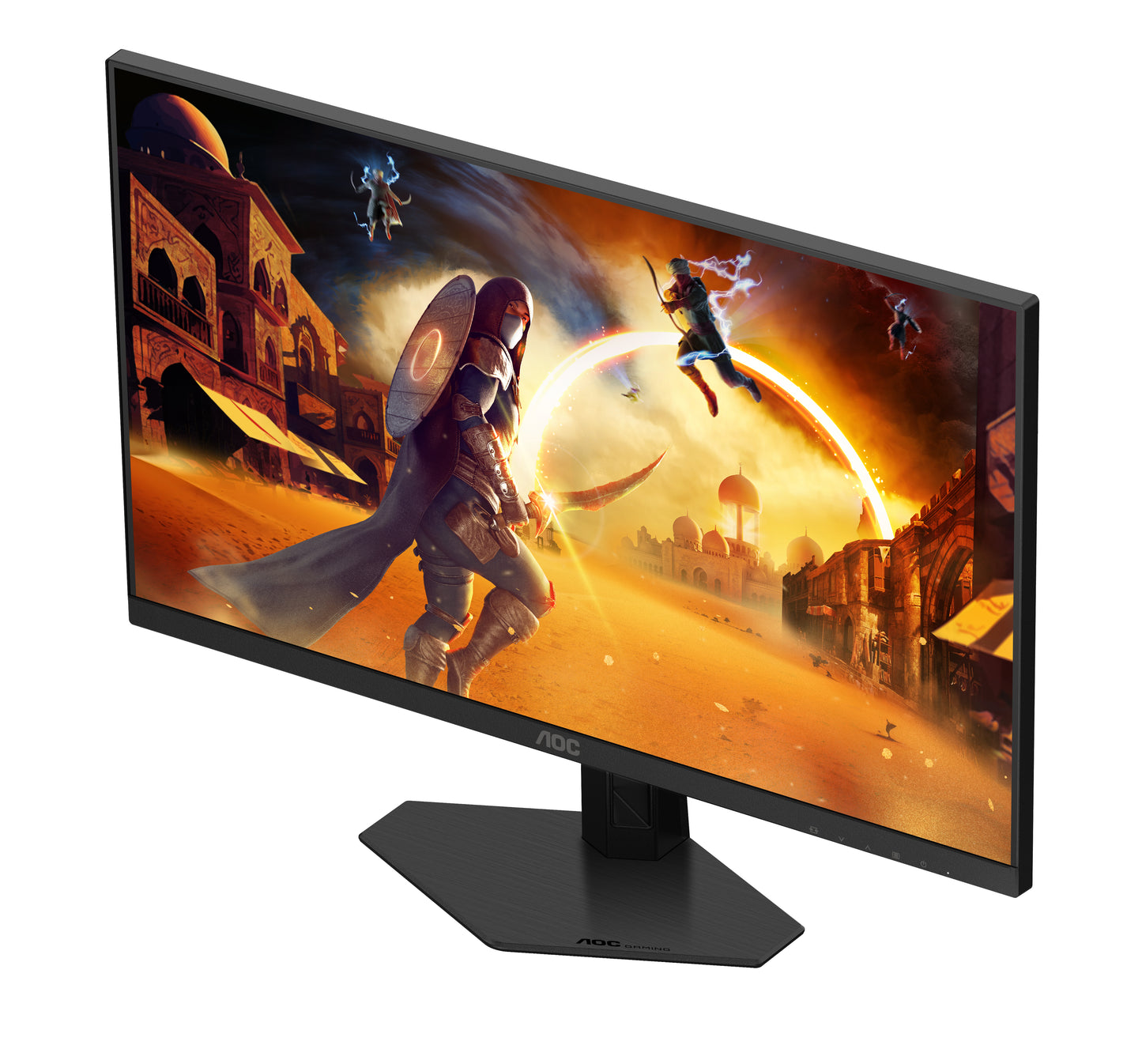 AOC AOC G4 Q24G4RE computerskærm 60,5 cm (23.8") 2560 x 1440 pixel Quad HD LED Sort, Rød