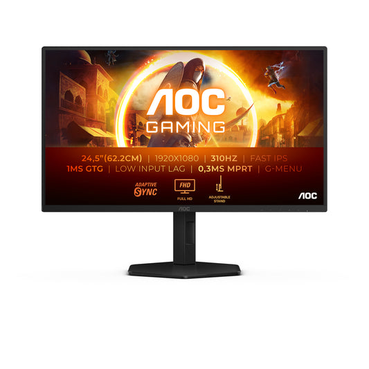 AOC AOC G4 25G4SXU computerskærm 62,2 cm (24.5") 1920 x 1080 pixel Fuld HD LED Sort, Grå