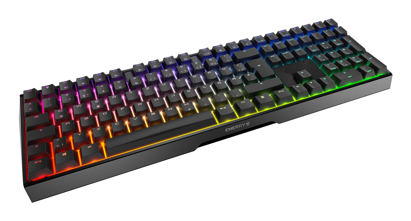 CHERRY CHERRY MX 3.0S RGB tastatur Spil USB QWERTZ Tysk Sort