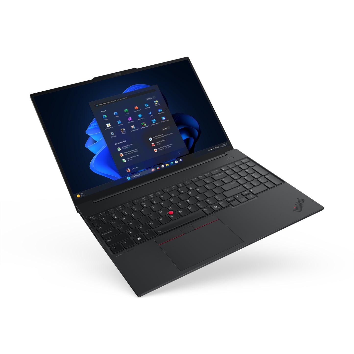 Lenovo Lenovo ThinkPad E16 Gen 3 (AMD) AMD Ryzen™ 7 250 Laptop 40,6 cm (16") WUXGA 16 GB DDR5-SDRAM 512 GB SSD Wi-Fi 6E (802.11ax) Windows 11 Pro Engelsk Sort