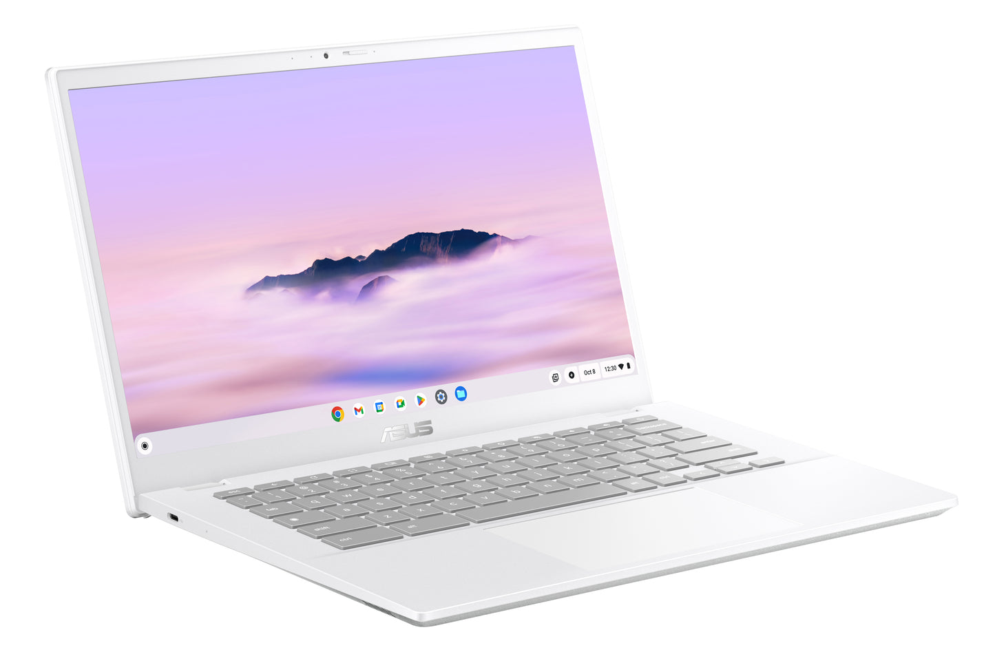 ASUS ASUS Chromebook Plus CX34 CX3402CBA-MW0166 Intel® Core™ i5 i5-1235U 35,6 cm (14") Fuld HD 8 GB LPDDR5-SDRAM 256 GB UFS Wi-Fi 6 (802.11ax) ChromeOS Tysk Hvid