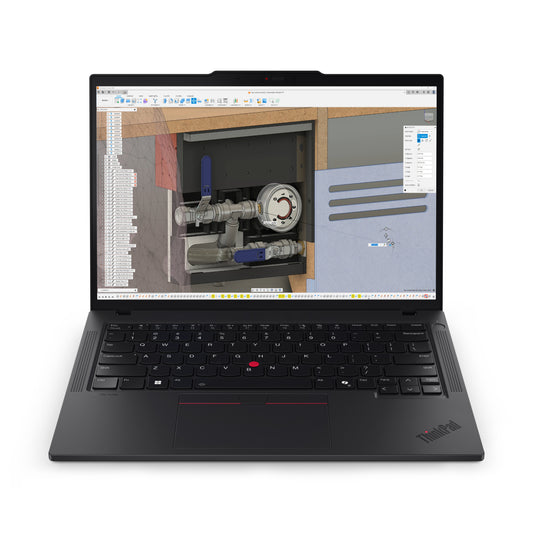 Lenovo Lenovo ThinkPad P14s Gen 6 (AMD) AMD Ryzen AI 7 350 Mobil workstation 35,6 cm (14") Berøringsskærm WUXGA 32 GB DDR5-SDRAM 1 TB SSD Wi-Fi 7 (802.11be) Windows 11 Pro Tysk Sort