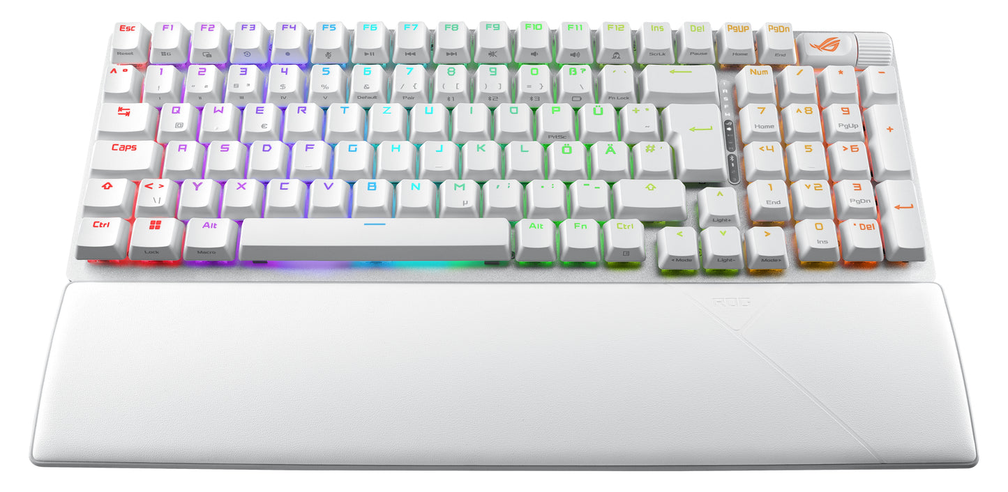 ASUS ASUS ROG Strix Scope II 96 Wireless tastatur Spil USB + RF Wireless + Bluetooth QWERTZ Tysk Hvid