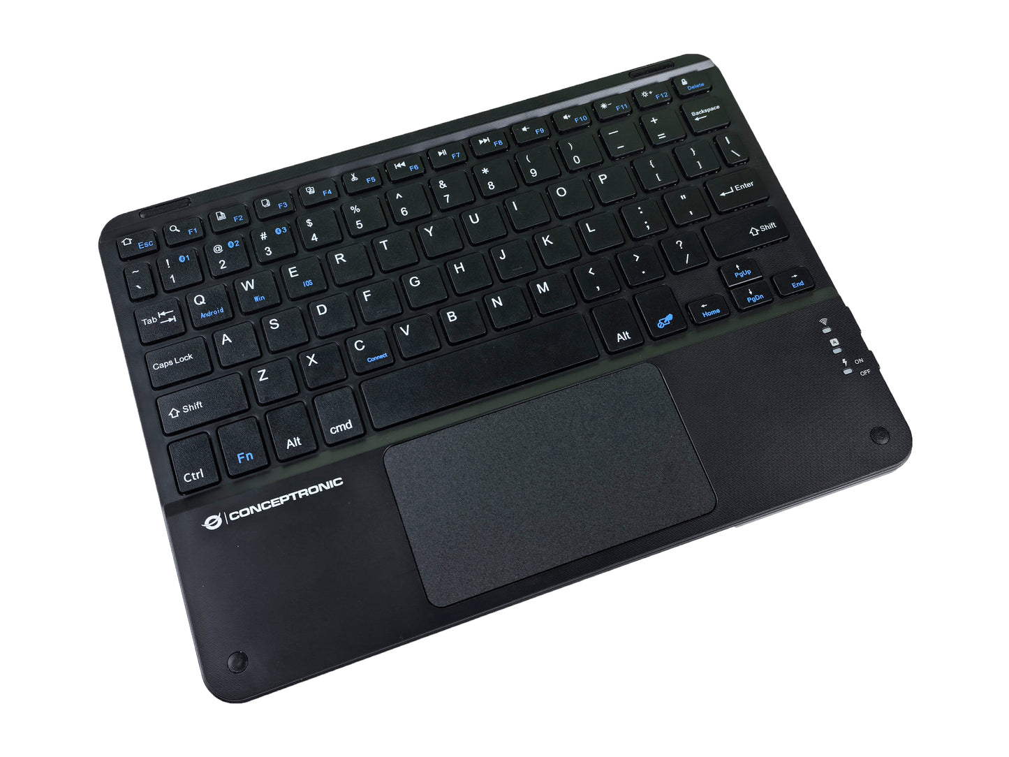 Conceptronic Conceptronic TOBIN01BUS tastatur Universel Bluetooth QWERTY US engelsk Sort