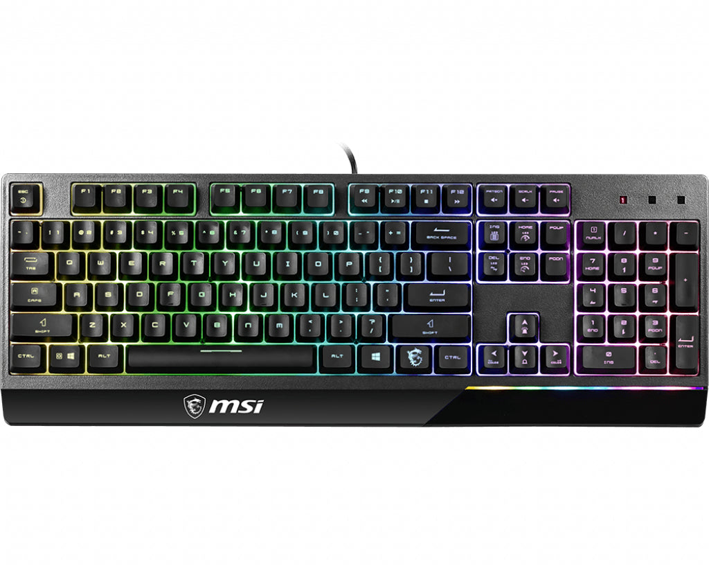 MSI MSI Vigor GK30 tastatur Spil USB QWERTZ Tysk Sort