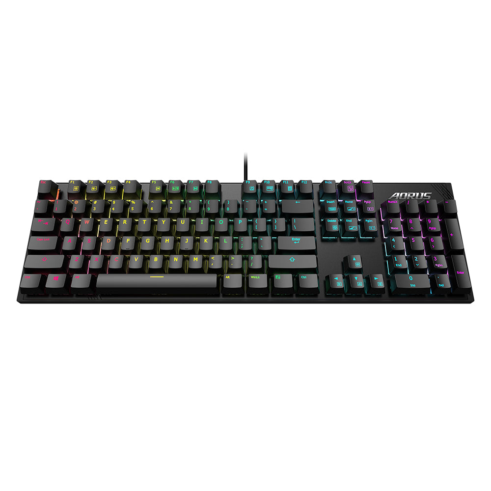 GIGABYTE GIGABYTE AORUS K1 tastatur Spil USB QWERTY Engelsk Sort
