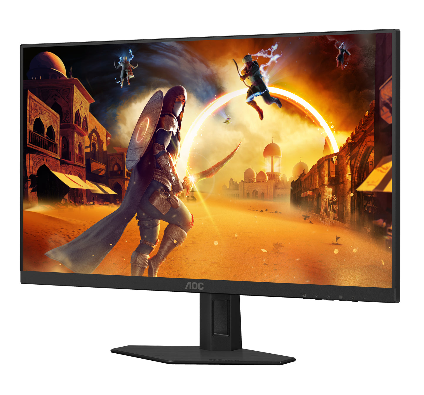 AOC AOC G4 Q24G4RE computerskærm 60,5 cm (23.8") 2560 x 1440 pixel Quad HD LED Sort, Rød