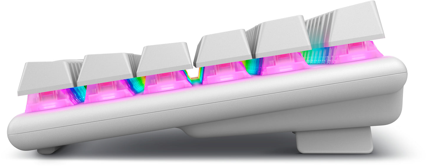 Alienware Alienware Pro Wireless Gaming Keyboard tastatur Spil USB + RF Wireless + Bluetooth Hvid