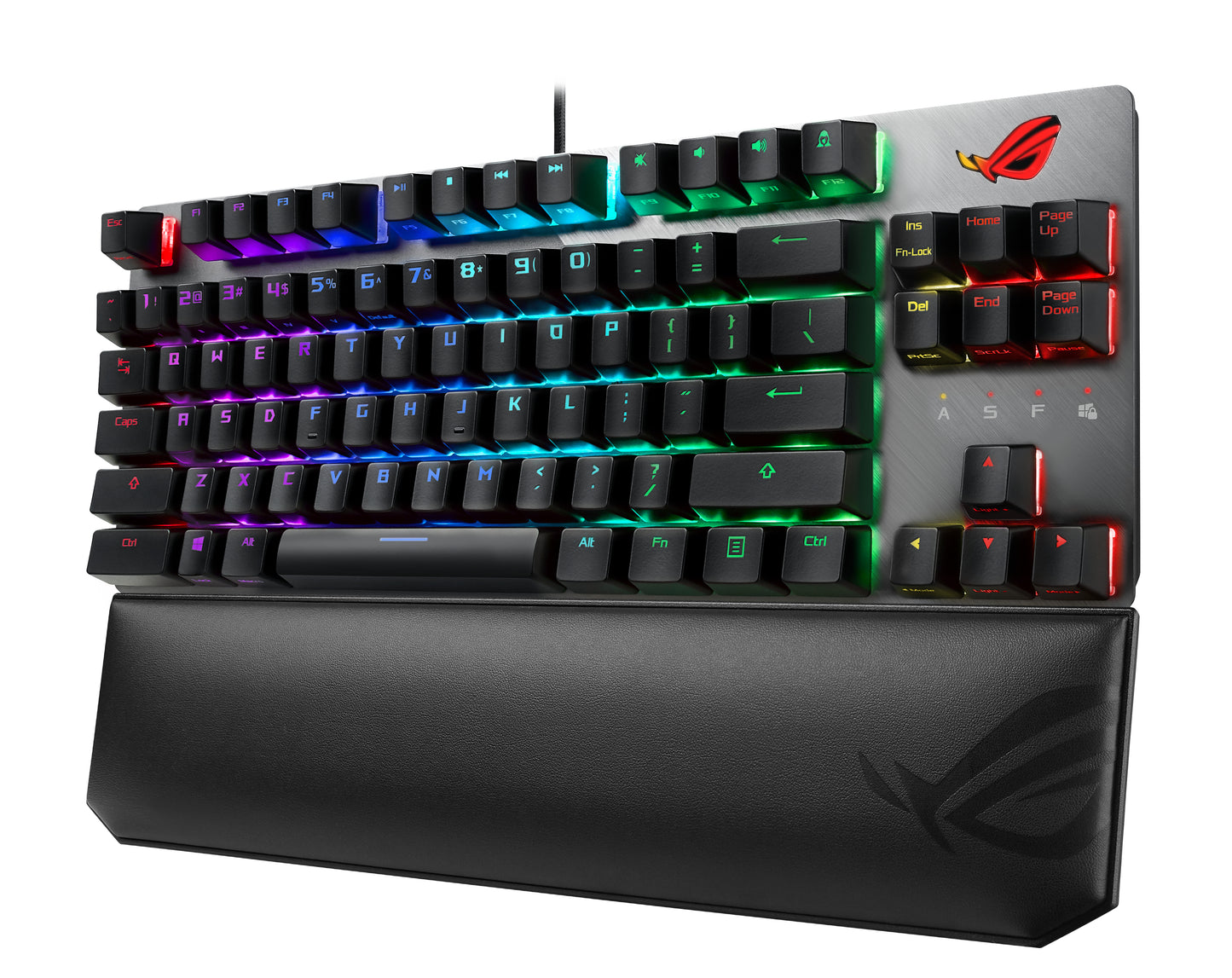 ASUS ASUS ROG Strix Scope NX TKL Deluxe tastatur Spil USB Tysk Sort, Grå