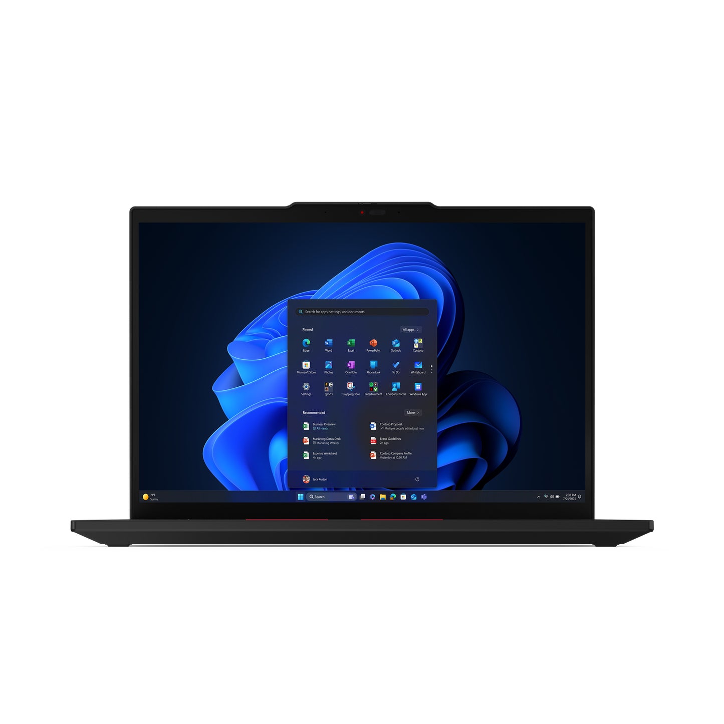 Lenovo Lenovo ThinkPad T14 Gen 6 (Intel) Copilot+ PC Intel Core Ultra 7 258V Laptop 35,6 cm (14") WUXGA 32 GB LPDDR5x-SDRAM 1 TB SSD Wi-Fi 7 (802.11be) Windows 11 Pro Engelsk Sort