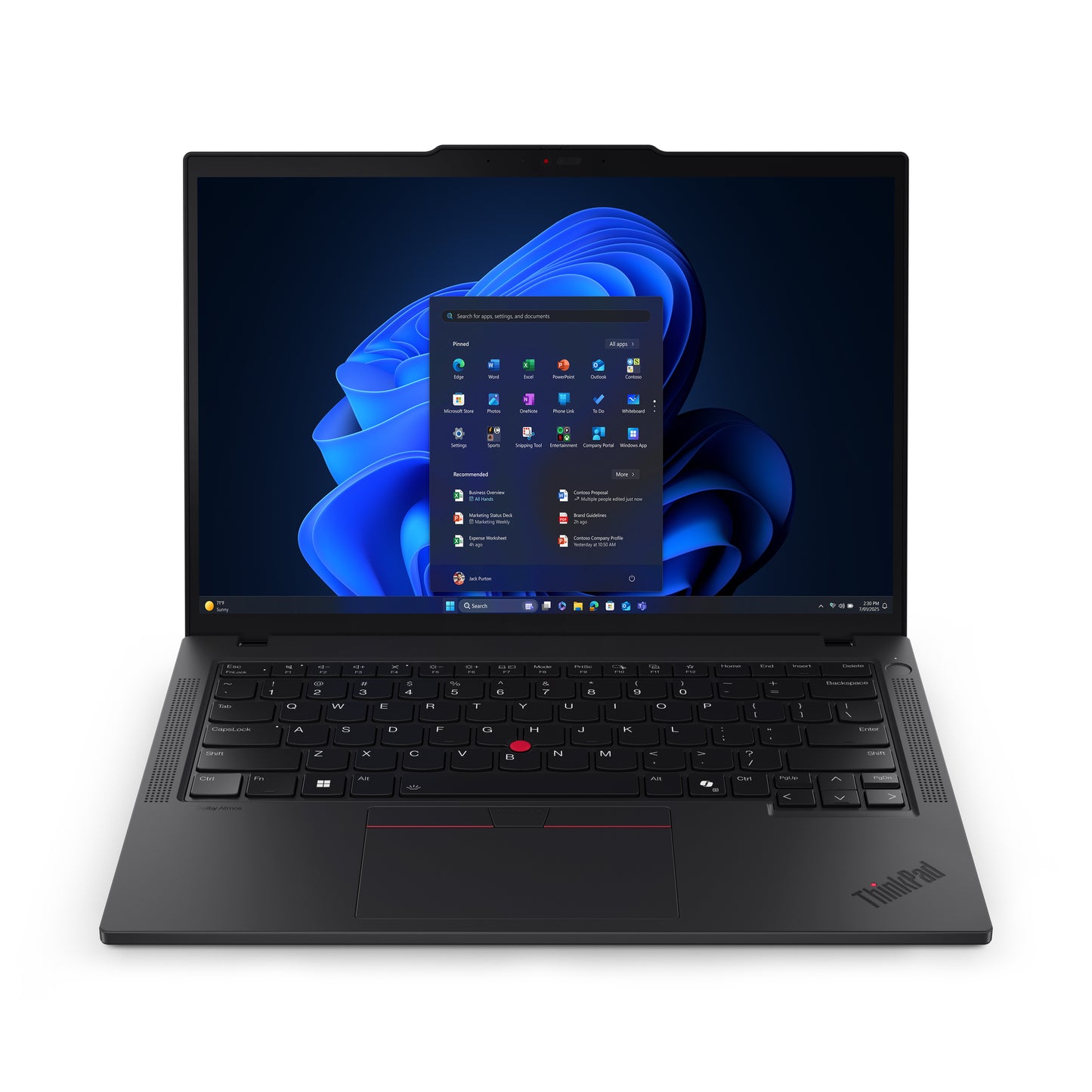 Lenovo Lenovo ThinkPad T14 Gen 6 (Intel) Copilot+ PC Intel Core Ultra 7 258V Laptop 35,6 cm (14") WUXGA 32 GB LPDDR5x-SDRAM 1 TB SSD Wi-Fi 7 (802.11be) Windows 11 Pro Engelsk Sort