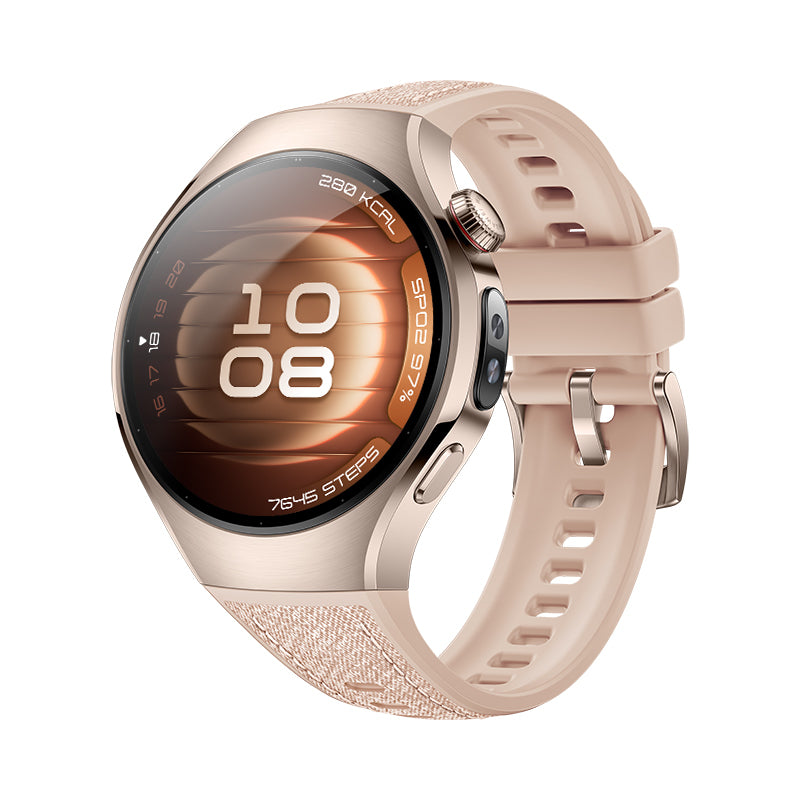 Huawei Huawei WATCH 5 3,51 cm (1.38") AMOLED 42 mm Digital 466 x 466 pixel Berøringsskærm Beige GPS (satellit)