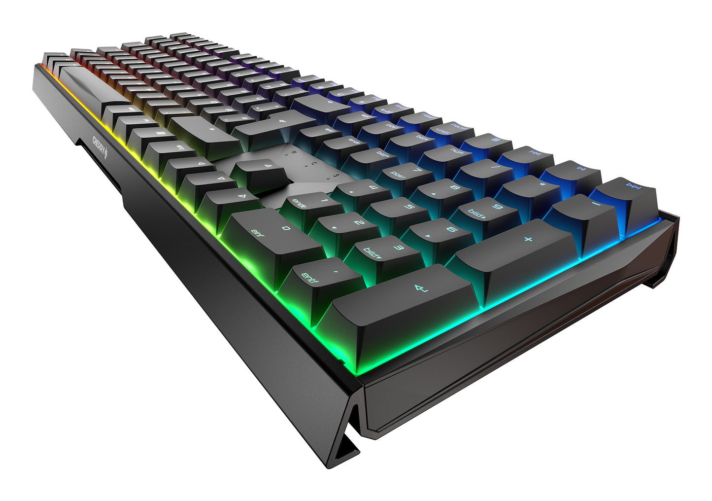 CHERRY CHERRY MX 3.0S RGB tastatur Spil USB QWERTZ Tysk Sort