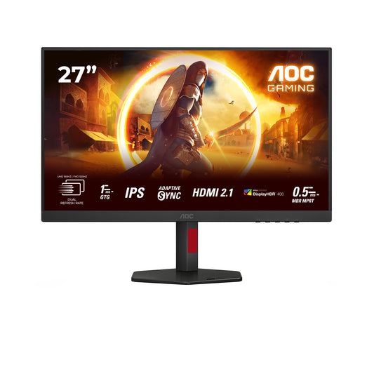 AOC AOC G4 U27G4R computerskærm 68,6 cm (27") 3840 x 2160 pixel Quad HD LED Sort, Rød
