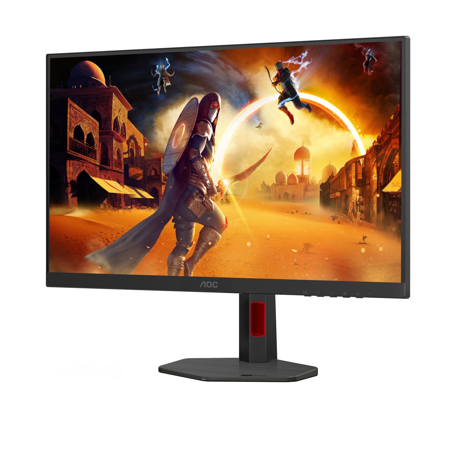 AOC AOC G4 U27G4R computerskærm 68,6 cm (27") 3840 x 2160 pixel Quad HD LED Sort, Rød
