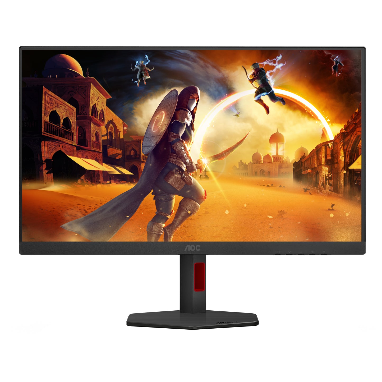 AOC AOC G4 U27G4R computerskærm 68,6 cm (27") 3840 x 2160 pixel Quad HD LED Sort, Rød