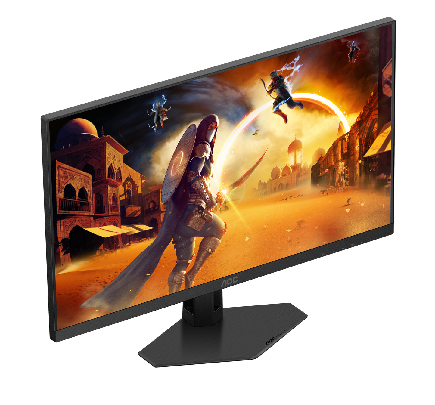 AOC AOC G4 Q24G4RE computerskærm 60,5 cm (23.8") 2560 x 1440 pixel Quad HD LED Sort, Rød