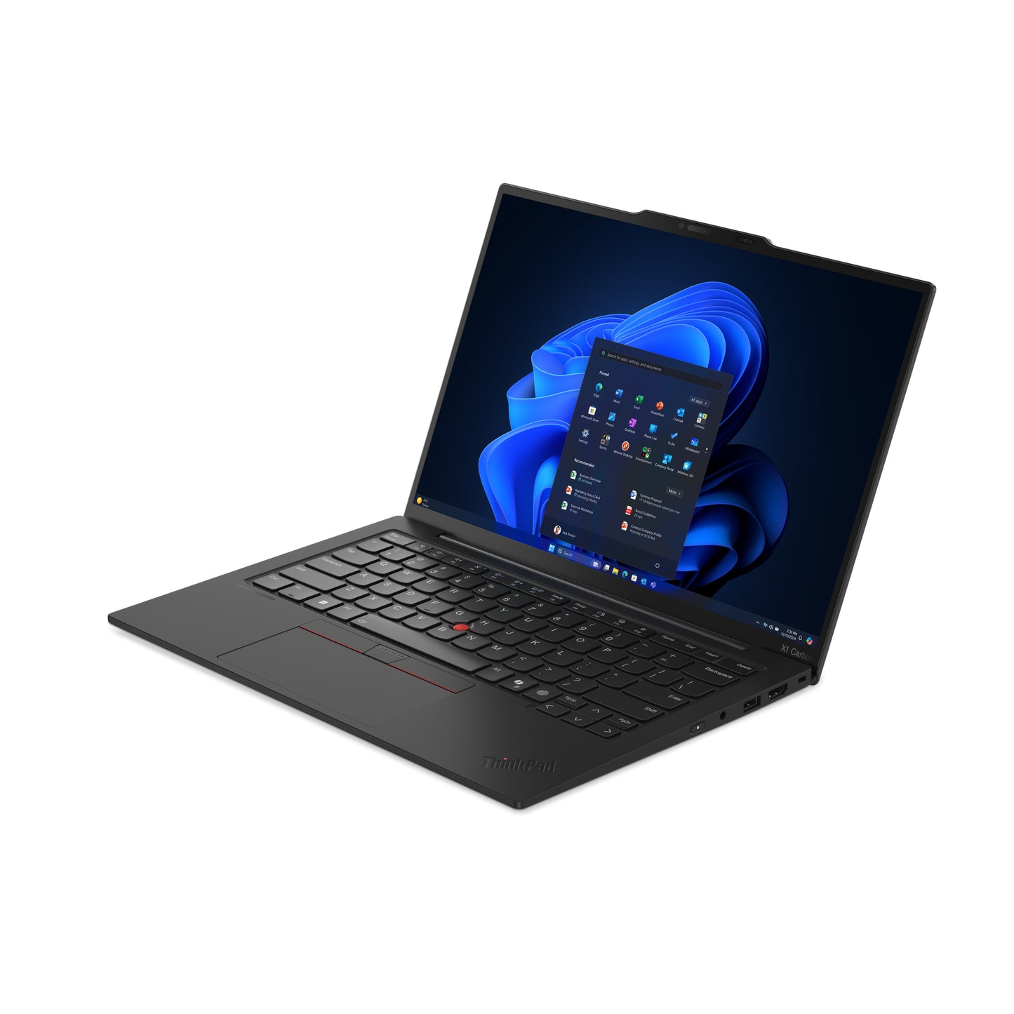 Lenovo Lenovo ThinkPad X1 Carbon Gen 13 Aura Edition Intel Core Ultra 7 265U Laptop 35,6 cm (14") Berøringsskærm 2.8K 64 GB LPDDR5x-SDRAM 1 TB SSD Wi-Fi 7 (802.11be) Windows 11 Pro Engelsk Sort