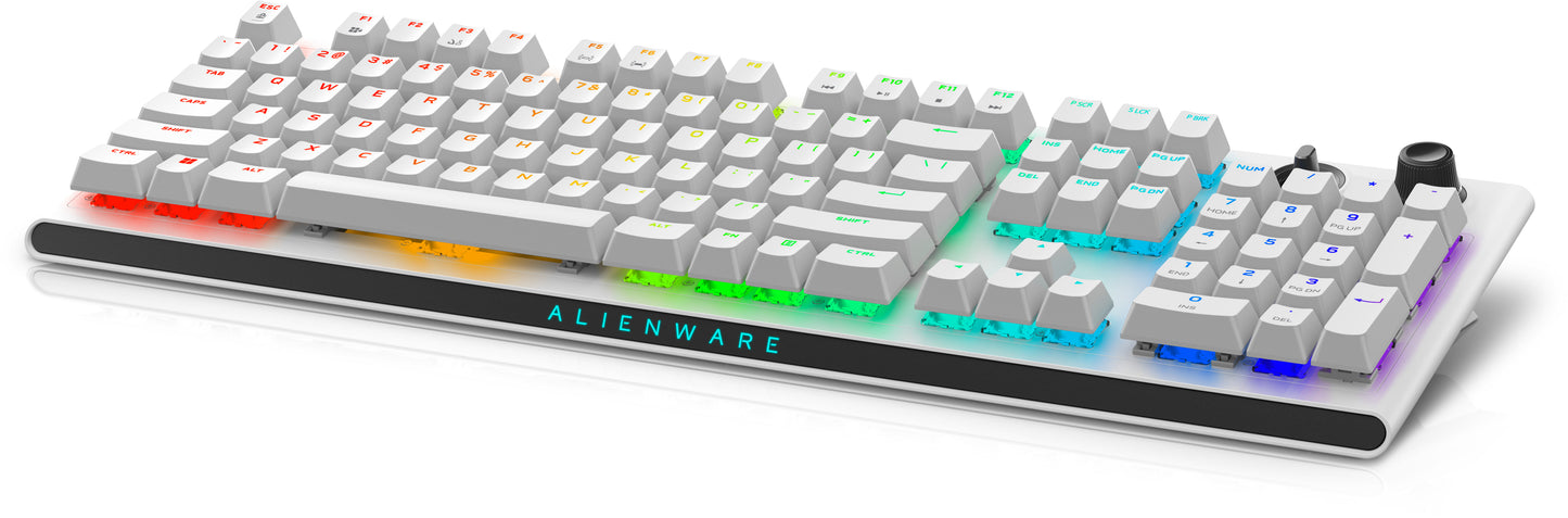 Alienware Alienware AW920K tastatur Spil USB + RF Wireless + Bluetooth Hvid